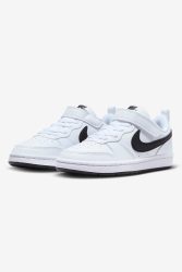 Nike Court Borough Recraft Kids Sneaker - White + Black EU31
