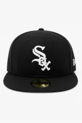 New Era 59Fifty Cap  - Black + White 7 Herren