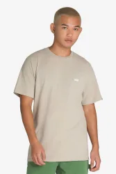 Vans Left Chest Logo T-Shirt - London Fog Grey L Herren