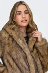 Only ONLDAWN Kunstpelzmantel - Tannin XS Damen