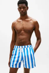 Tommy Hilfiger Badeshorts - Summer Stripe Blue Orbit M Herren