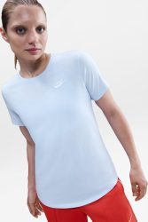 Nike Sportswear Club Essentials T-Shirt - Celestine Blue XS Damen