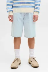 Jack & Jones Junior JJIALEX Jeansshorts - Blue Denim 158 Kids