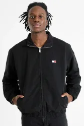 Tommy Jeans Cotton Essential Leichte Jacke - Black M Herren