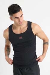 Hugo Red Edge Geripptes Tanktop - Black M Herren