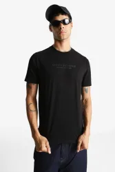 Armani Exchange - T-Shirt  1er Pack Bequem sitzend-T-SHIRT, für Herren, Schwarz, Größe L