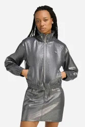 Adidas Originals Adicolor Classic Firebird Bomberjacke - Silver Metallic M Damen