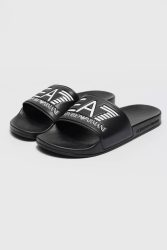 EA7 Emporio Armani Pantoletten - Black + White EU37 Damen