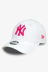 New Era 9Forty Cap / Strapback - White + Pink Einheitsgroesse Damen