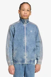 Adidas Originals Firebird Jeans Trainingsjacke - Worn Blue Denim 164 Kids