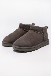 UGG Classic Ultra Mini gefütterte Winterstiefelette - Grey EU38 Damen