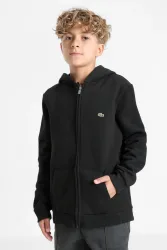 Lacoste Kapuzensweatjacke - Black 16 Kids