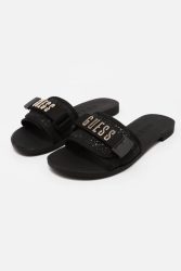 Guess Pantoletten - Black + Gold EU38 Damen