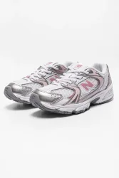 New Balance P 530 Kids Sneaker - White + Light Pink + Silver EU31