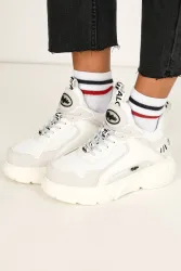 Buffalo Vegan CLD Chai Plateau Sneaker - Weiss EU37 Damen
