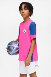 Puma Manchester City Mesh T-Shirt - Fluro Pink 164 Kids