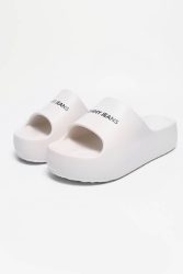 Tommy Jeans Plateau Pantoletten - Newsprint EU39-40 Damen