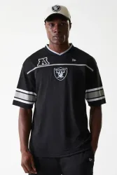 New Era Mesh T-Shirt - Black + Grey L Herren