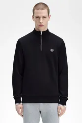 Fred Perry Sweatshirt - Black L Herren