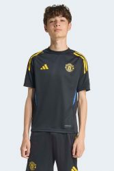 Adidas Sportswear Manchester United T-Shirt - Black + Tribe Yellow 164 Kids
