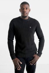 Calvin Klein Jeans Embro Badge Strickpullover - Black S Herren