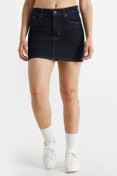 Guess Jeans Jeans Minirock - Dark Blue Denim 27 Damen