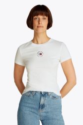 Tommy Jeans T-Shirt - Offwhite XS Damen