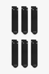 Nike Sechserpack Socken - Black EU34-38
