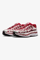 Nike P-6000 Sneaker - Metallic Silver + Gym Red EU38 Damen
