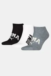 Puma Dreierpack Socken - Grey + White + Black EU39-42 Herren