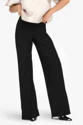 Only ONLCLEVER Wide Leg Stoffhose L32 - Black M/32 Damen