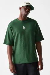 New Era T-Shirt aus Waffelstoff - Dark Green M Herren