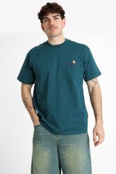 Carhartt WIP American Script T-Shirt - Malachite L Herren