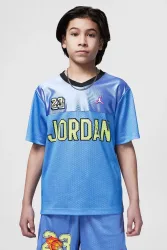 Jordan Mesh T-Shirt - Royal Pulse L Kids