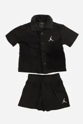 Jordan Frottee Baby-Set - Black 12m