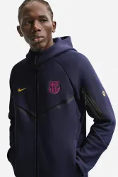 Nike FC Barcelona Tech Kapuzensweatjacke - Blackened Blue M Herren