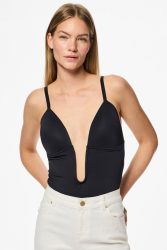 Pieces Rina Body - Black M/L Damen