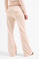 Juicy Couture Casia Samt Flare-Hose - Pink Champagne XS Damen