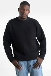 Jack & Jones Kobe Oversize Strickpullover - Black S Herren