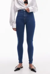 TOPSHOP TSJONI Skinny Fit jeans L32 - Medium Blue Denim 26/32 Damen