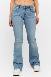 Tally Weijl Flare Jeans - Medium Blue Denim 34 Damen