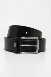 Tommy Hilfiger - Ledergürtel, für Herren, Black, Größe 90