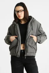 Project X Paris Wattierte Jacke - Grey S Damen