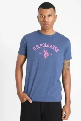 U.S. Polo Assn. Waves T-Shirt - Blue Heather M Herren