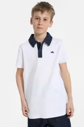 Ellesse Portie Poloshirt - White 14 Kids
