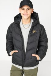 Nike Puffer-Jacke - Schwarz M Kids