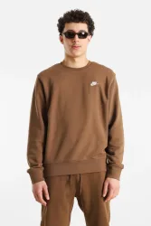Nike Sweatshirt - Mosswood Brown L Herren