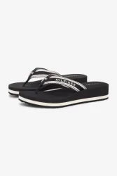 Tommy Hilfiger Flip Flops mit Keilabsatz - Black EU38 Damen