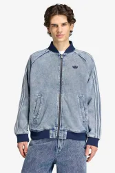 Adidas Originals Oversize Jeansjacke - Light Indigo M Herren