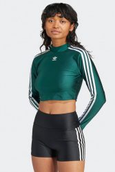 Adidas Originals Crop Langarmshirt - Collegiate Green XS Damen